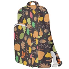 Thanksgiving Pattern Double Compartment Backpack