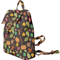 Thanksgiving Pattern Buckle Everyday Backpack