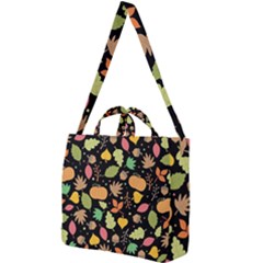 Thanksgiving Pattern Square Shoulder Tote Bag