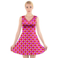 New Stuff-3 V-neck Sleeveless Dress by ArtworkByPatrick