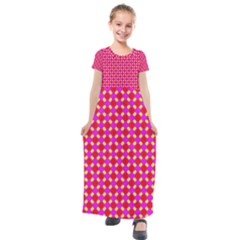 New Stuff-3 Kids  Short Sleeve Maxi Dress