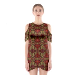 New Stuff-5 Shoulder Cutout One Piece Dress by ArtworkByPatrick