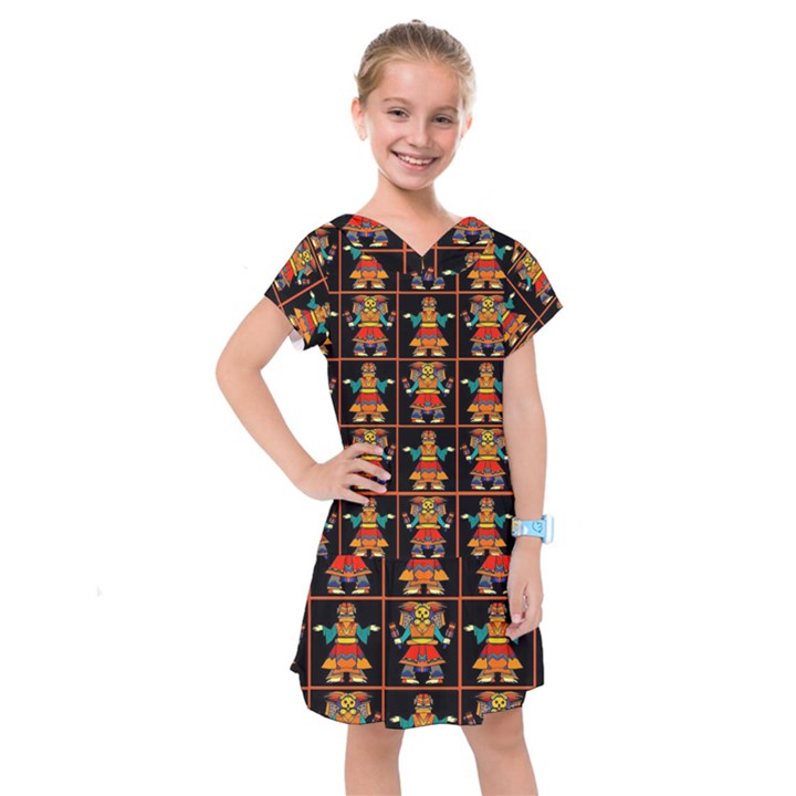 Egyptian Kids  Drop Waist Dress