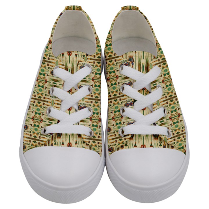 New Stuff-7 Kids  Low Top Canvas Sneakers