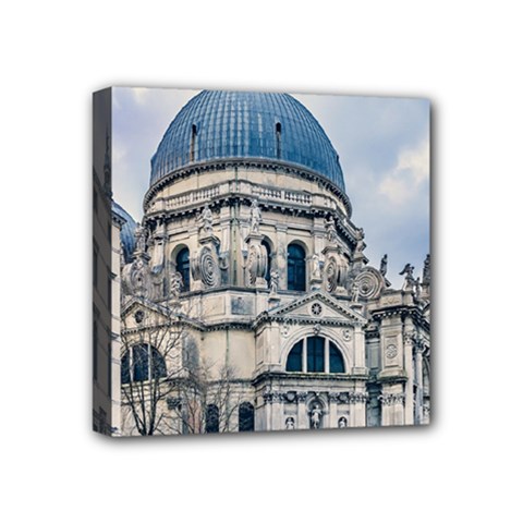 Santa Maria Della Salute Church, Venice, Italy Mini Canvas 4  X 4  (stretched) by dflcprintsclothing