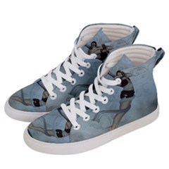 Wonderful  Fairy, Blue Colors Women s Hi-top Skate Sneakers by FantasyWorld7