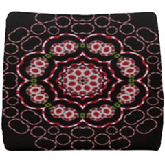 Fantasy Flowers Ornate And Polka Dots Landscape Seat Cushion