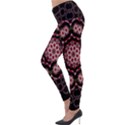 Fantasy Flowers Ornate And Polka Dots Landscape Lightweight Velour Leggings View3