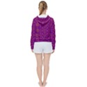 Seasonal Delight With Fantasy Flowers Women s Tie Up Sweat View2