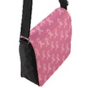 Pink Ribbon - breast cancer awareness month Flap Closure Messenger Bag (S) View2