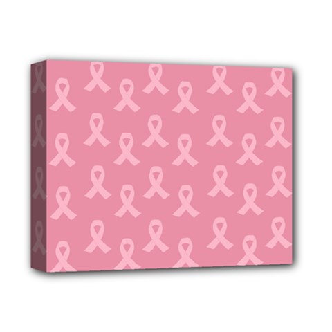 Pink Ribbon - Breast Cancer Awareness Month Deluxe Canvas 14  X 11  (stretched) by Valentinaart