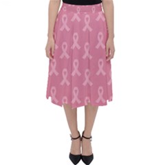 Pink Ribbon - Breast Cancer Awareness Month Classic Midi Skirt by Valentinaart