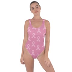 Pink Ribbon - Breast Cancer Awareness Month Bring Sexy Back Swimsuit by Valentinaart