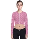 Pink Ribbon - breast cancer awareness month Zip Up Bomber Jacket View1