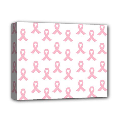 Pink Ribbon - Breast Cancer Awareness Month Deluxe Canvas 14  X 11  (stretched) by Valentinaart