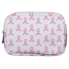 Pink Ribbon - Breast Cancer Awareness Month Make Up Pouch (small) by Valentinaart