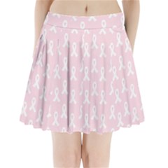 Pink Ribbon - Breast Cancer Awareness Month Pleated Mini Skirt by Valentinaart