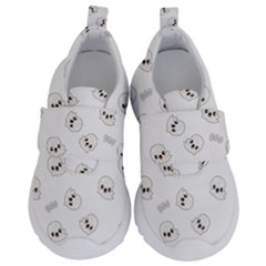 Cute Kawaii Ghost Pattern Velcro Strap Shoes by Valentinaart