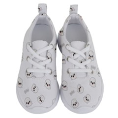 Cute Kawaii Ghost Pattern Running Shoes by Valentinaart