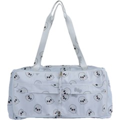 Cute Kawaii Ghost Pattern Multi Function Bag by Valentinaart