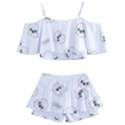 Cute Kawaii Ghost pattern Kids  Off Shoulder Skirt Bikini View2