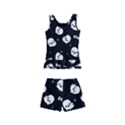 Cute Kawaii Ghost pattern Kid s Boyleg Swimsuit View2