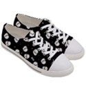 Cute Kawaii Ghost pattern Women s Low Top Canvas Sneakers View3