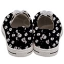 Cute Kawaii Ghost pattern Women s Low Top Canvas Sneakers View4