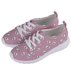 Cute Kawaii Ghost Pattern Women s Lightweight Sports Shoes by Valentinaart