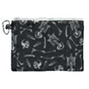 Human skeleton pattern - Halloween  Canvas Cosmetic Bag (XL) View1