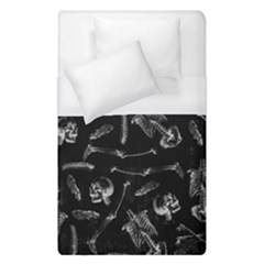 Human Skeleton Pattern - Halloween  Duvet Cover (single Size) by Valentinaart