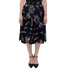 Human Skeleton Pattern - Halloween  Classic Midi Skirt by Valentinaart