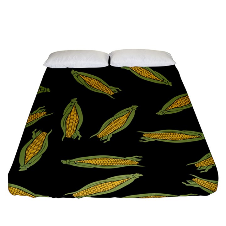 Corn pattern Fitted Sheet (Queen Size)