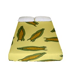 Corn Pattern Fitted Sheet (full/ Double Size) by Valentinaart