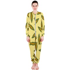 Corn Pattern Onepiece Jumpsuit (ladies)  by Valentinaart