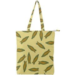 Corn Pattern Double Zip Up Tote Bag