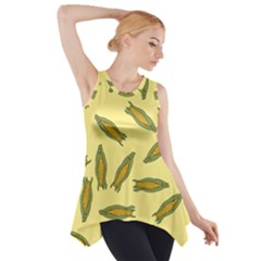 Corn Pattern Side Drop Tank Tunic by Valentinaart