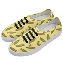 Corn Pattern Women s Classic Low Top Sneakers by Valentinaart