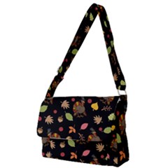 Thanksgiving Turkey Pattern Full Print Messenger Bag by Valentinaart