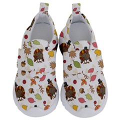 Thanksgiving Turkey Pattern Velcro Strap Shoes by Valentinaart