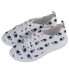 Blue Eyes Pattern Women s Lightweight Sports Shoes by Valentinaart