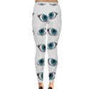 Blue eyes pattern Inside Out Leggings View2