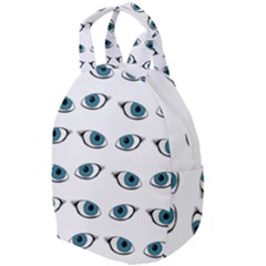 Blue Eyes Pattern Travel Backpacks