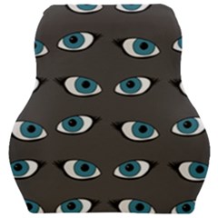 Blue Eyes Pattern Car Seat Velour Cushion 