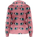 Blue eyes pattern Women s Pullover Hoodie View2