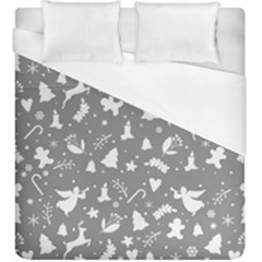 Christmas Pattern Duvet Cover (king Size) by Valentinaart