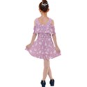 Christmas pattern Kids  Shoulder Cutout Chiffon Dress View2