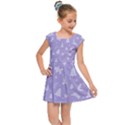 Christmas pattern Kids Cap Sleeve Dress View1