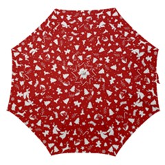 Christmas Pattern Straight Umbrellas