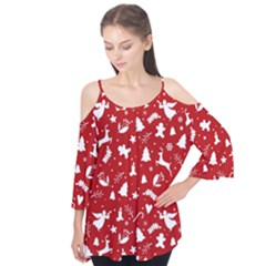 Christmas Pattern Flutter Tees